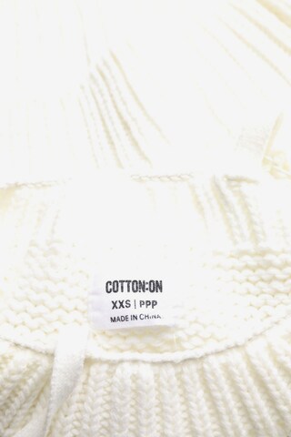 Cotton On Stricktop XXS in Weiß