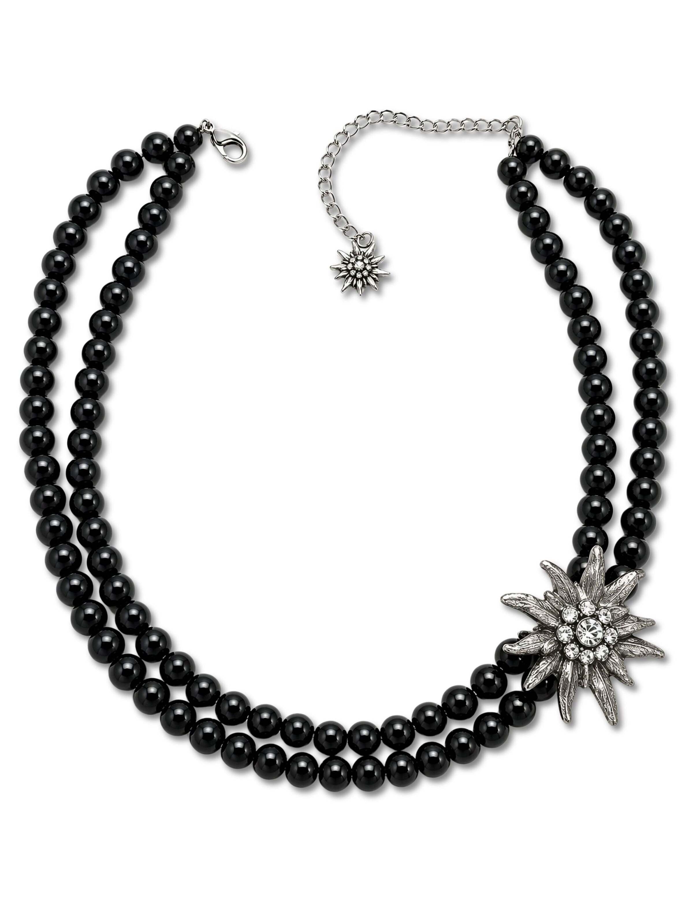 COLLEZIONE ALESSANDRO Necklace 'Alpenperle' in Onesize in Black, Item view