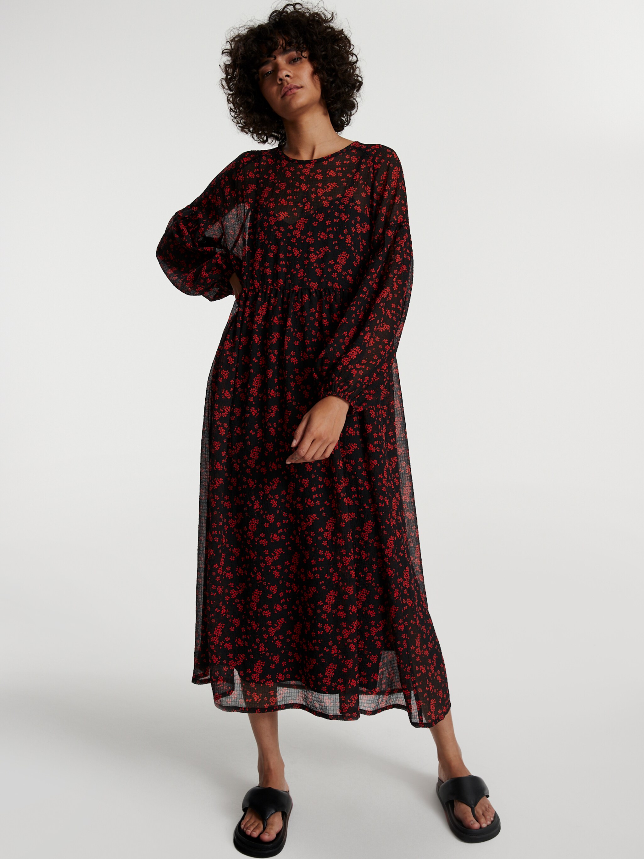 EDITED Producten Jurk 'Marcia' Rood