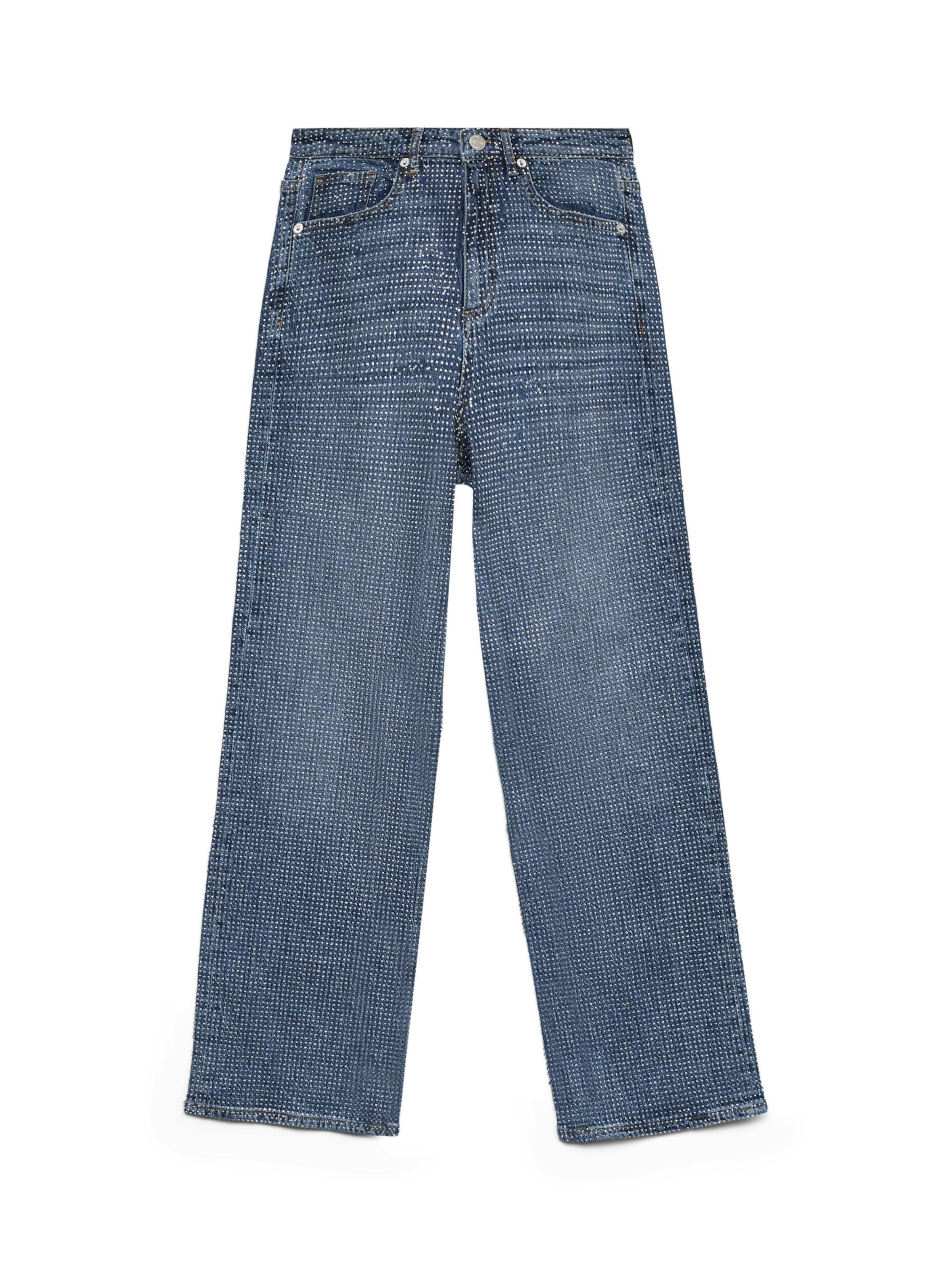 VERO MODA Wide Leg Jeans 'VMTessa' i blå: forside