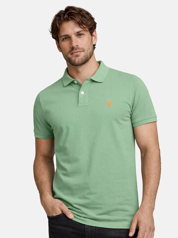 T-Shirt U.S. POLO ASSN. en vert : devant