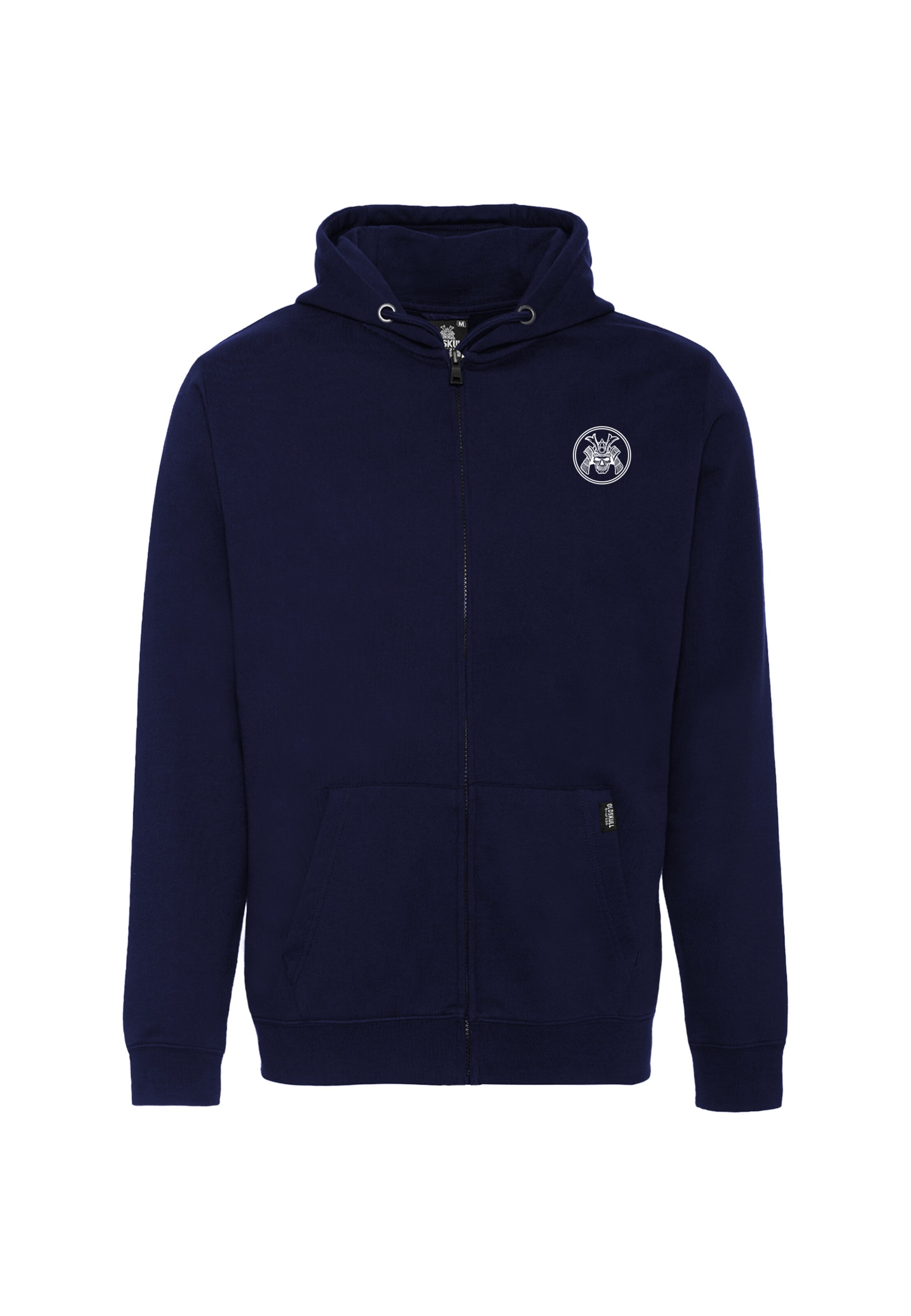 Oldskull Sweat jacket in Blue: front