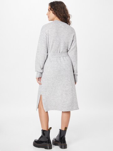 SISTERS POINT Knitted dress 'LUI-B.DR' in Grey