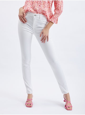 Orsay Skinny Jeans in White: front