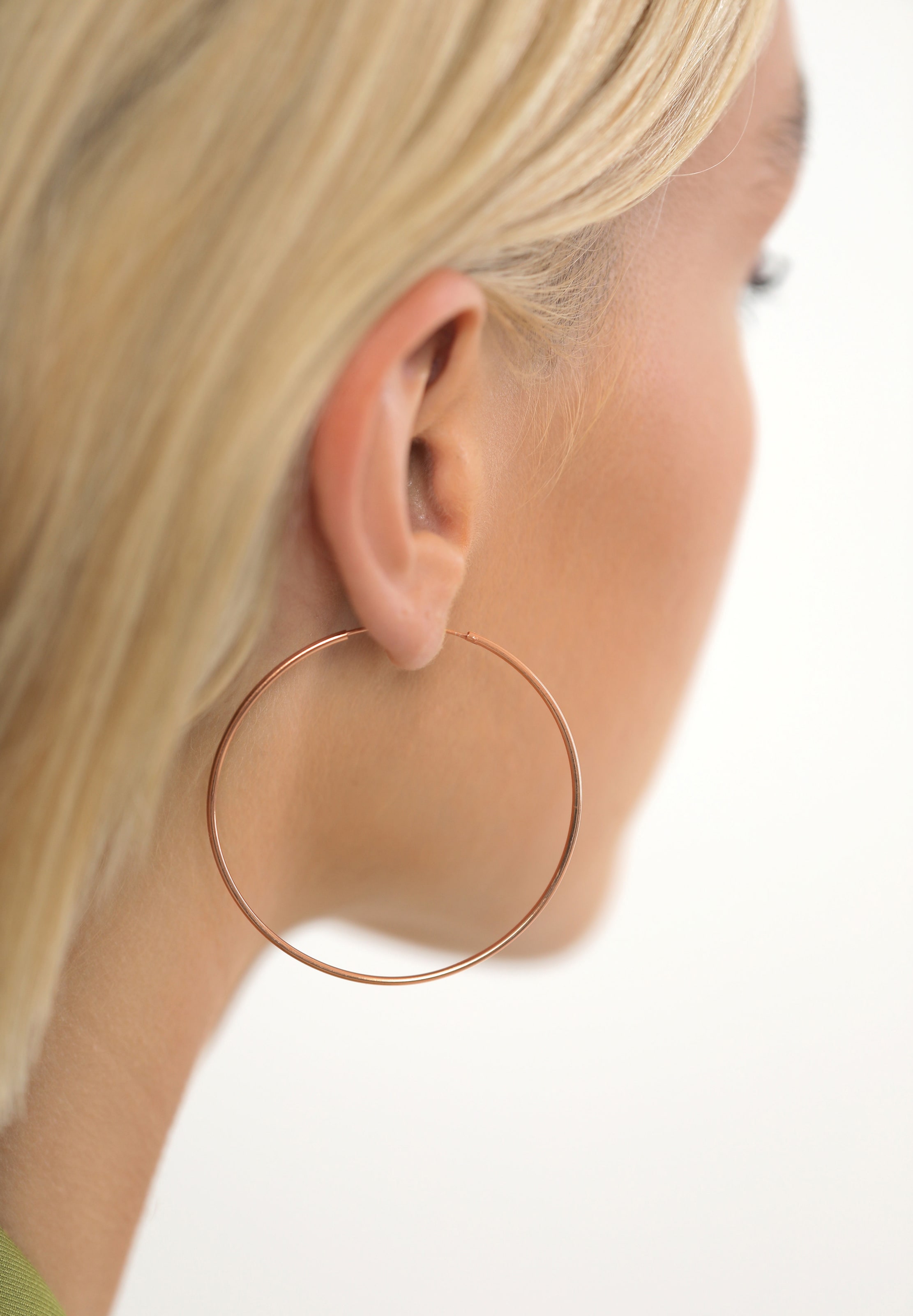 Boucles d'oreilles ELLI en or : devant