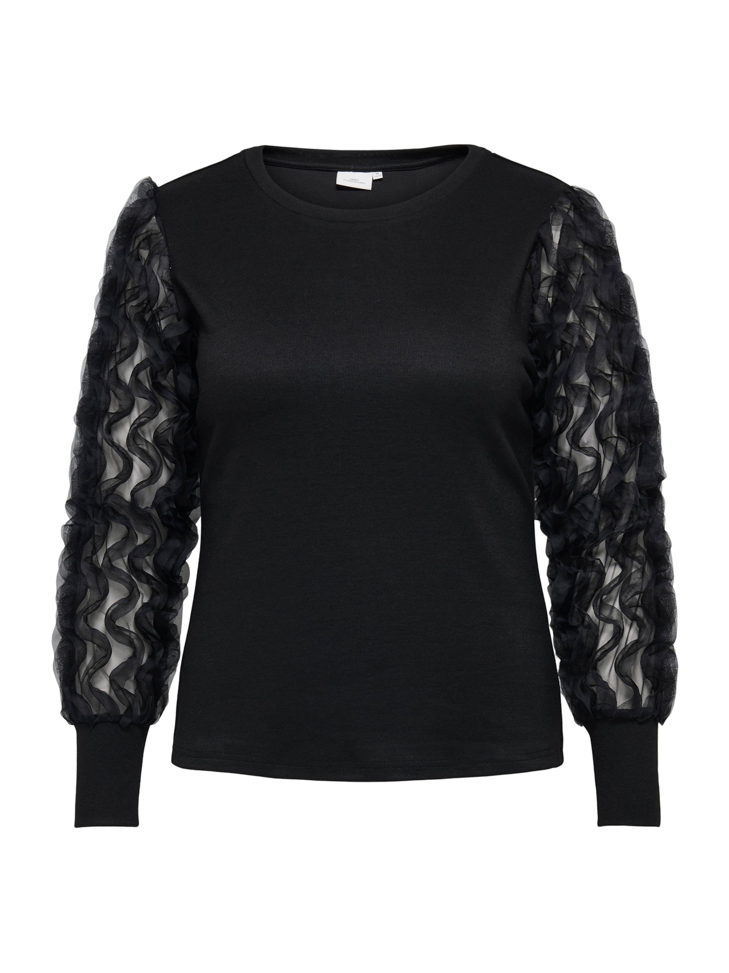 ONLY Carmakoma Blouse in Black: front