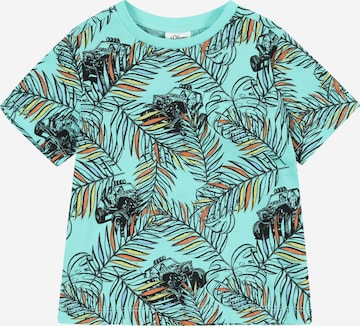 T-Shirt s.Oliver en vert : devant