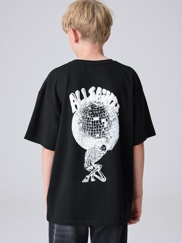 T-Shirt smALLSAINTS en noir : devant