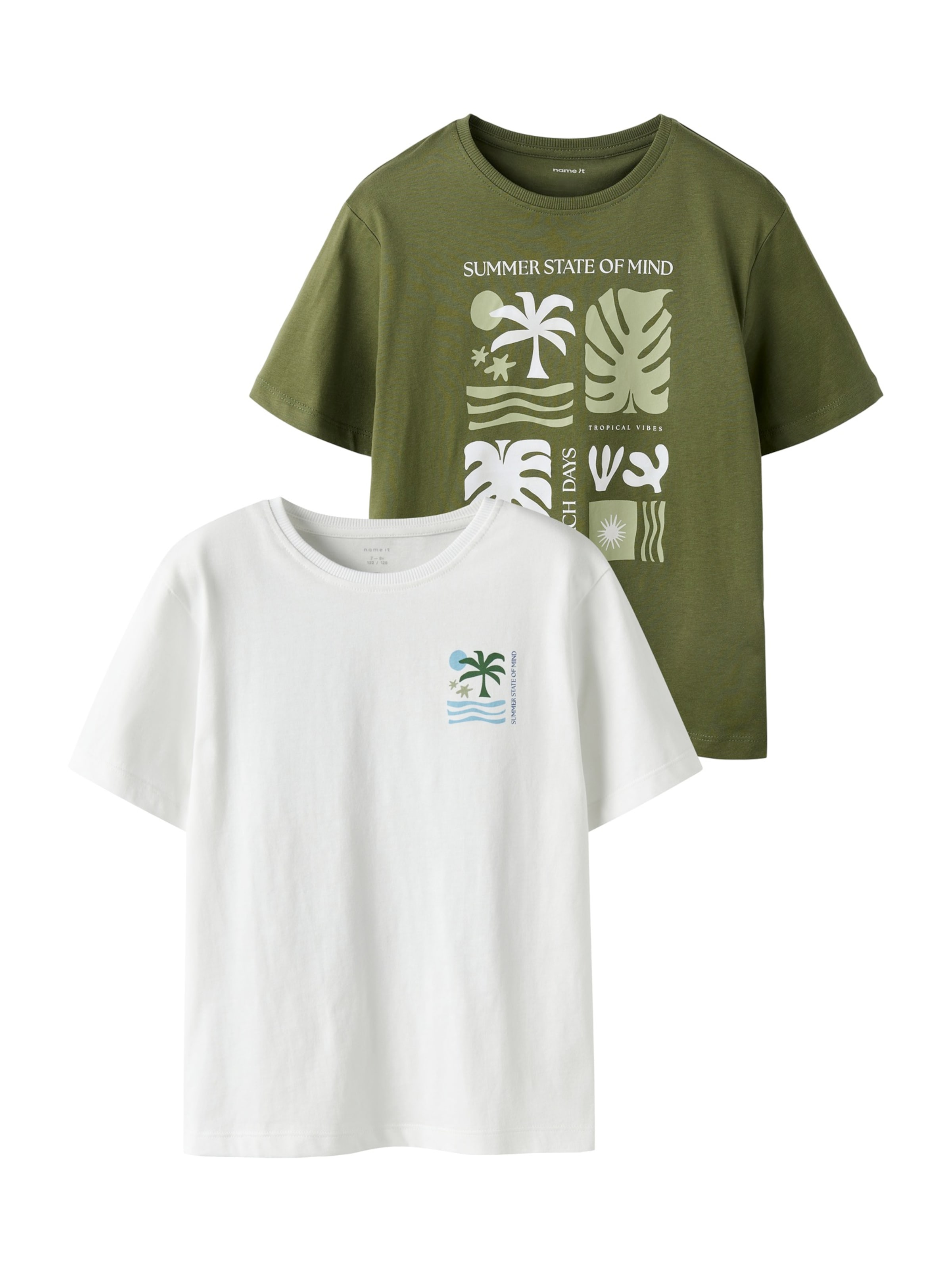 NAME IT Shirt 'NKMJOEL' in Green: front