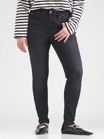 ONLY Carmakoma - Skinny Calças de ganga 'CARAYA' em preto: frente