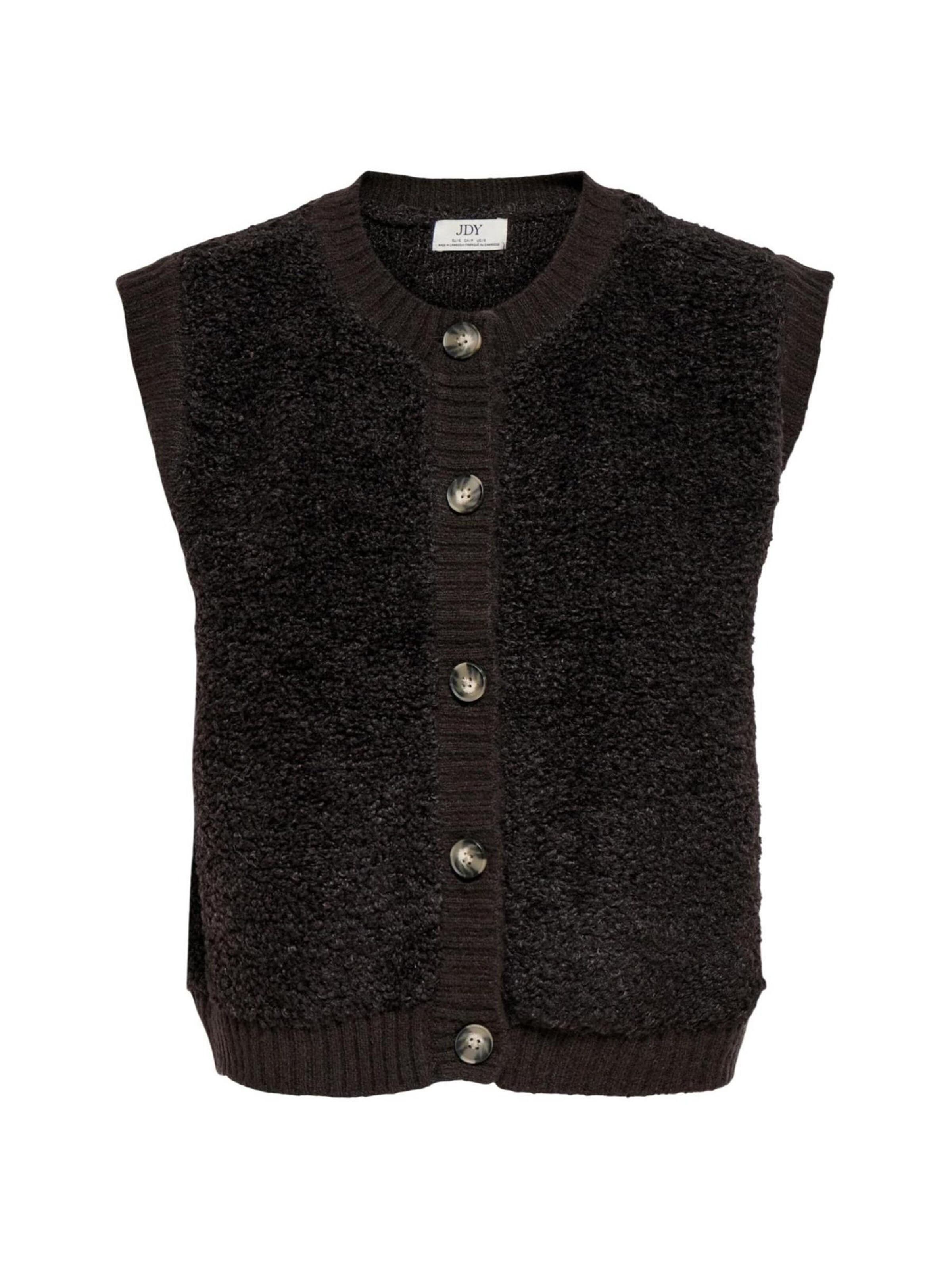 Gilet in maglia 'Jdyeira Life' di JDY in marrone: frontale