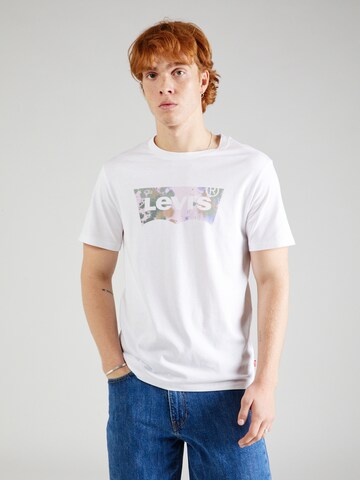 LEVI'S ® Regular T-shirt i vit: framsida