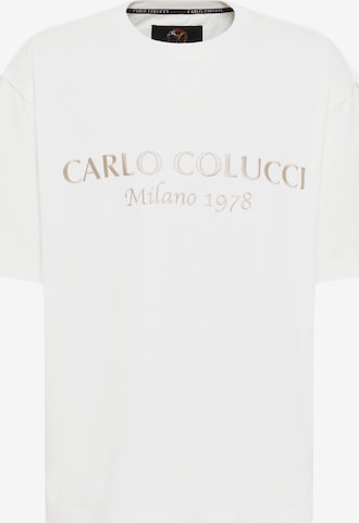 Carlo Colucci Skjorte 'De Caminada' i hvit: forside