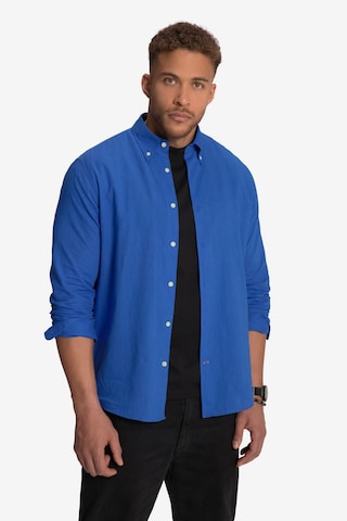 STHUGE Regular fit Overhemd in Blauw: voorkant