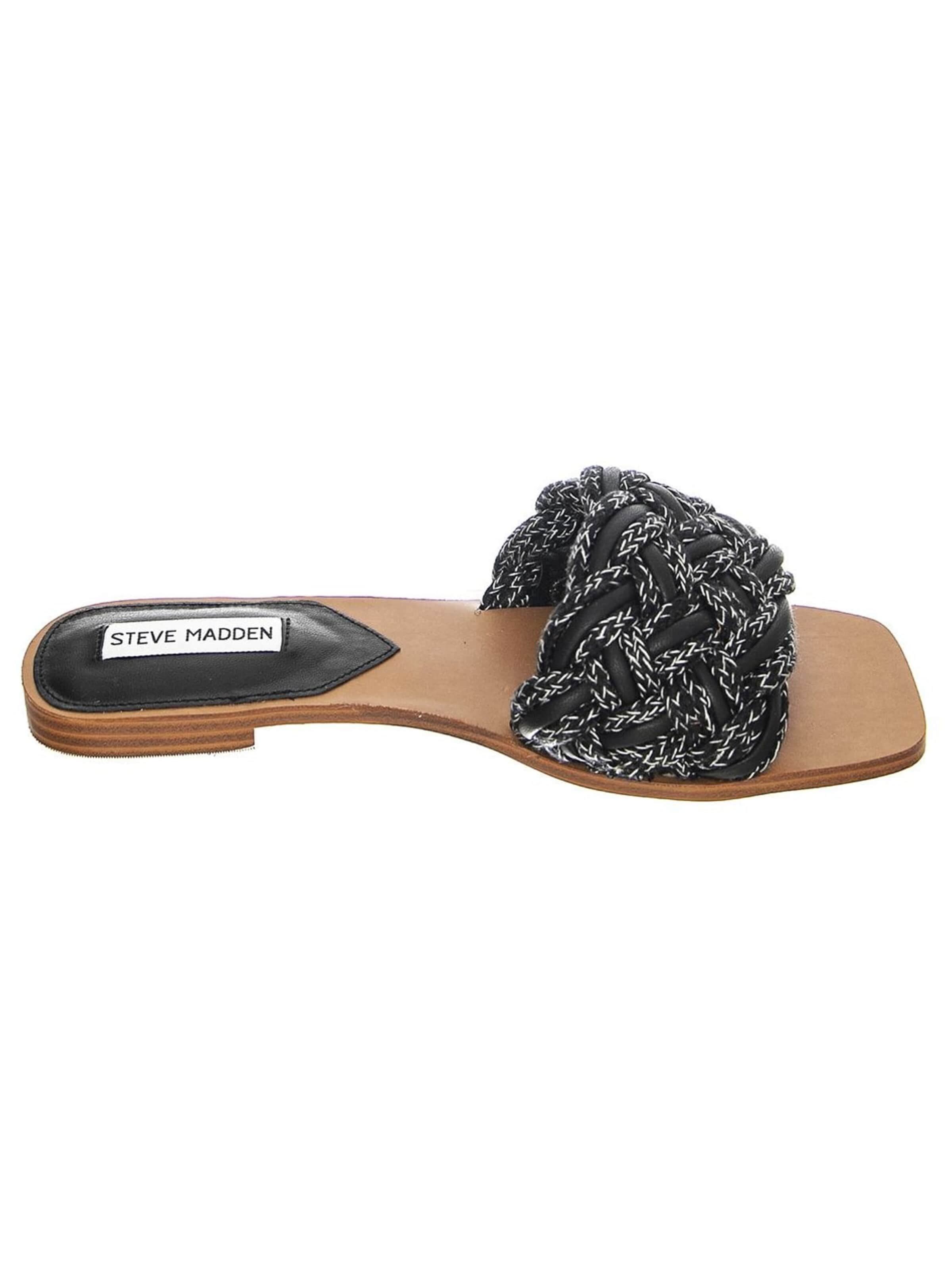STEVE MADDEN Klapki 'Womens Nightfall Black Multi Sandals' w kolorze czarny