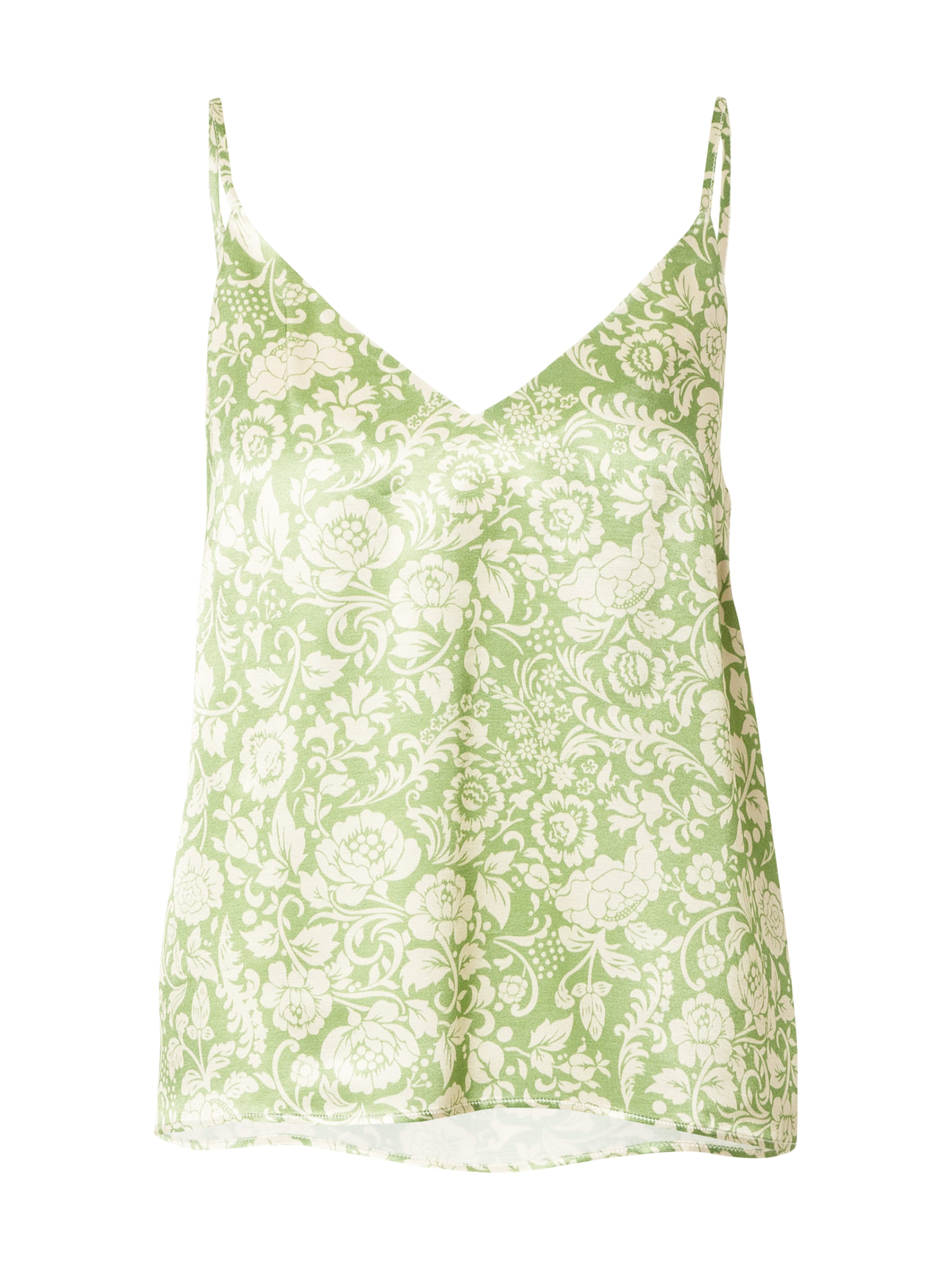 Top 'Carolin' pe XS Guido Maria Kretschmer Women pe crem / verde, Vizualizare produs