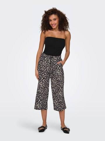Wide Leg Pantalon 'ONLWinner' ONLY en gris