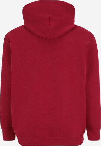 Tommy Hilfiger Big & Tall - Sweatshirt 'ARCHED VARSITY' em vermelho