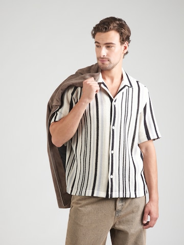 DRYKORN Regular fit Риза 'BIJAN' в синьо: отпред