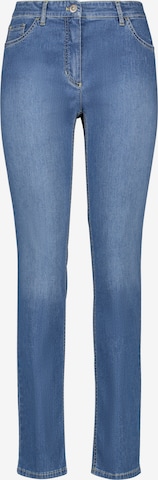 GERRY WEBER Slimfit Jeans in Blauw: voorkant