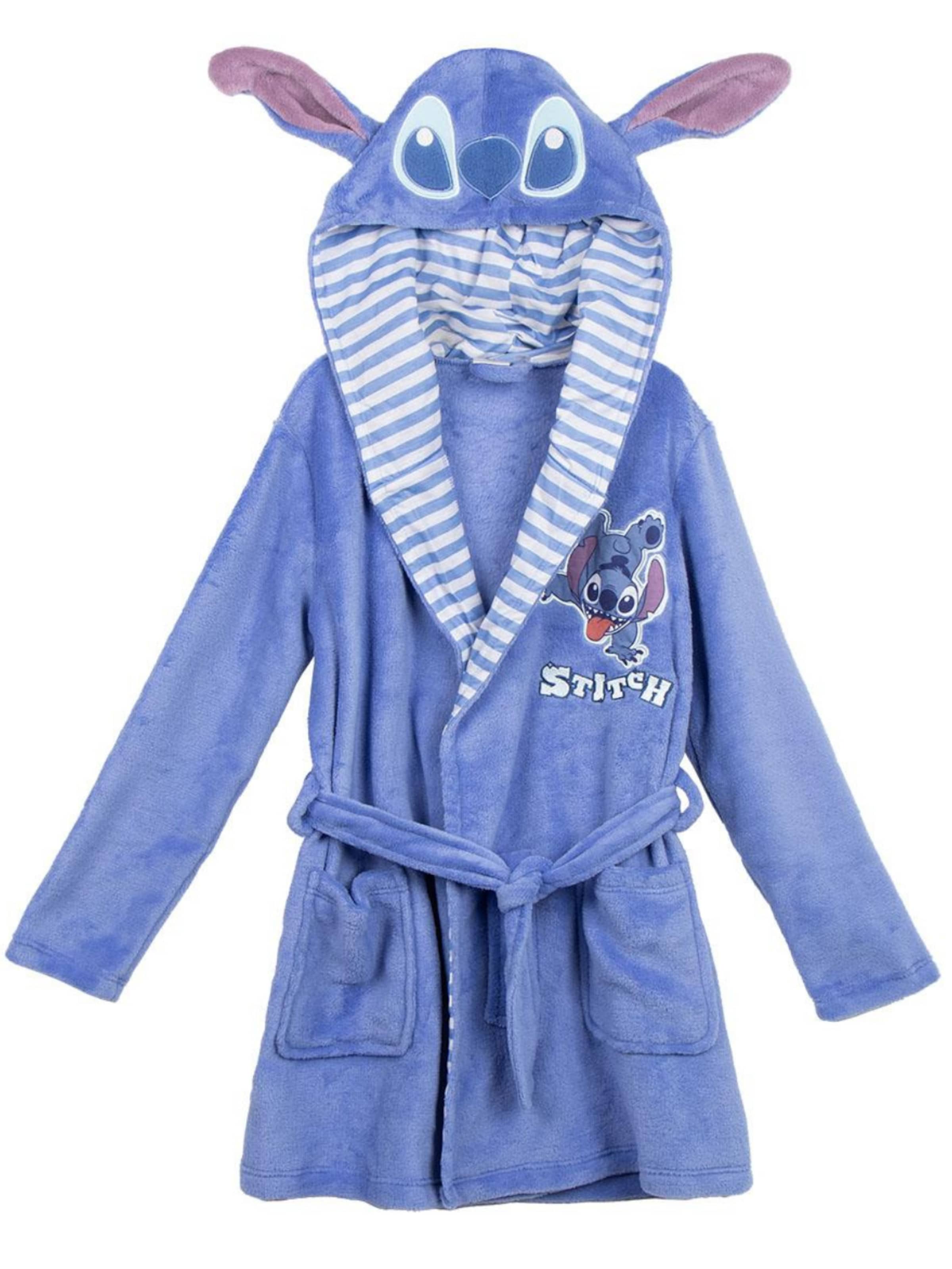 Peignoir 'Stitch Bathrobe' Cerdá en bleu : devant