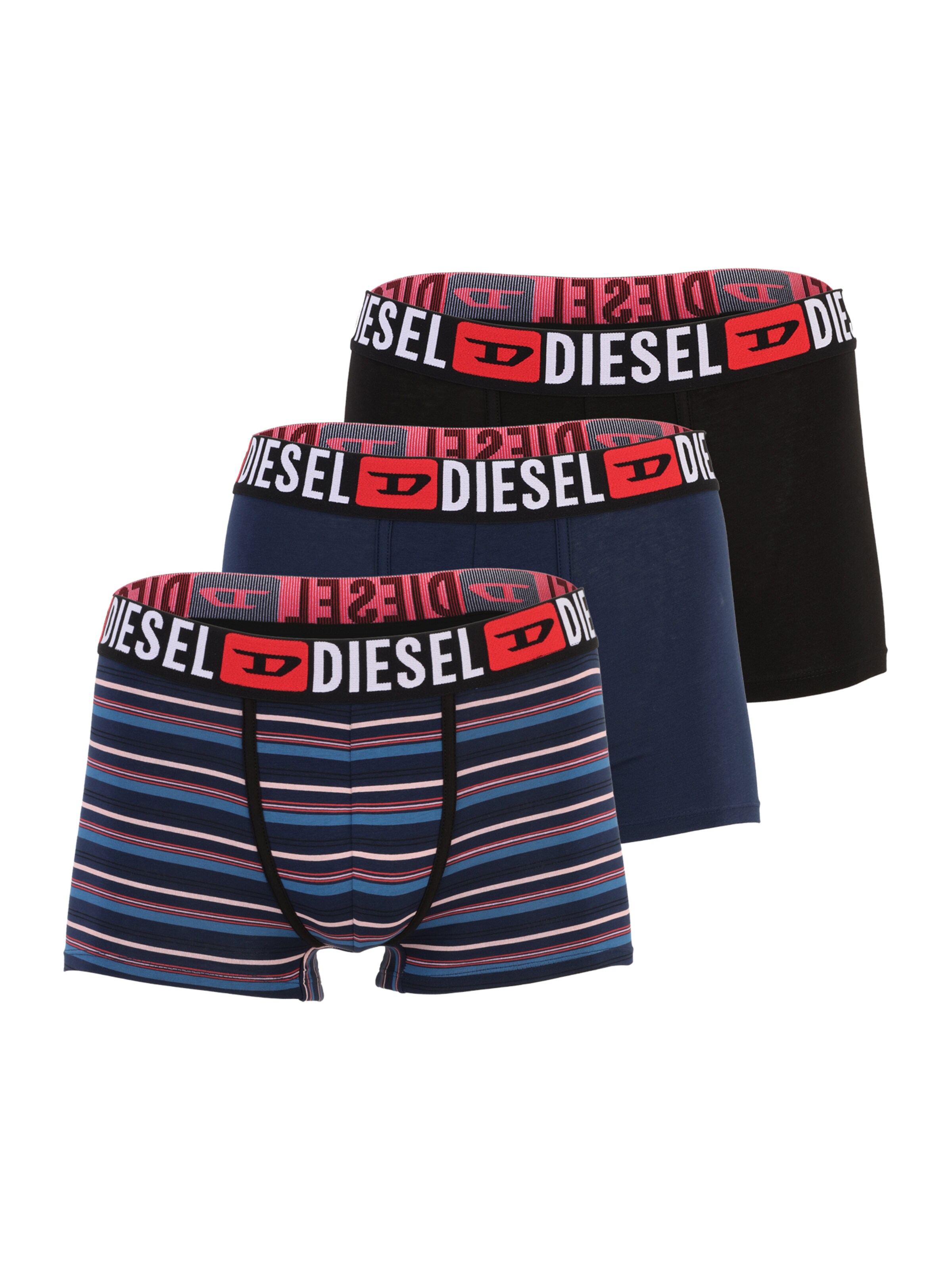 tengerészkék / piros / fekete / fehér DIESEL Boxeralsók - S, Termék nézet