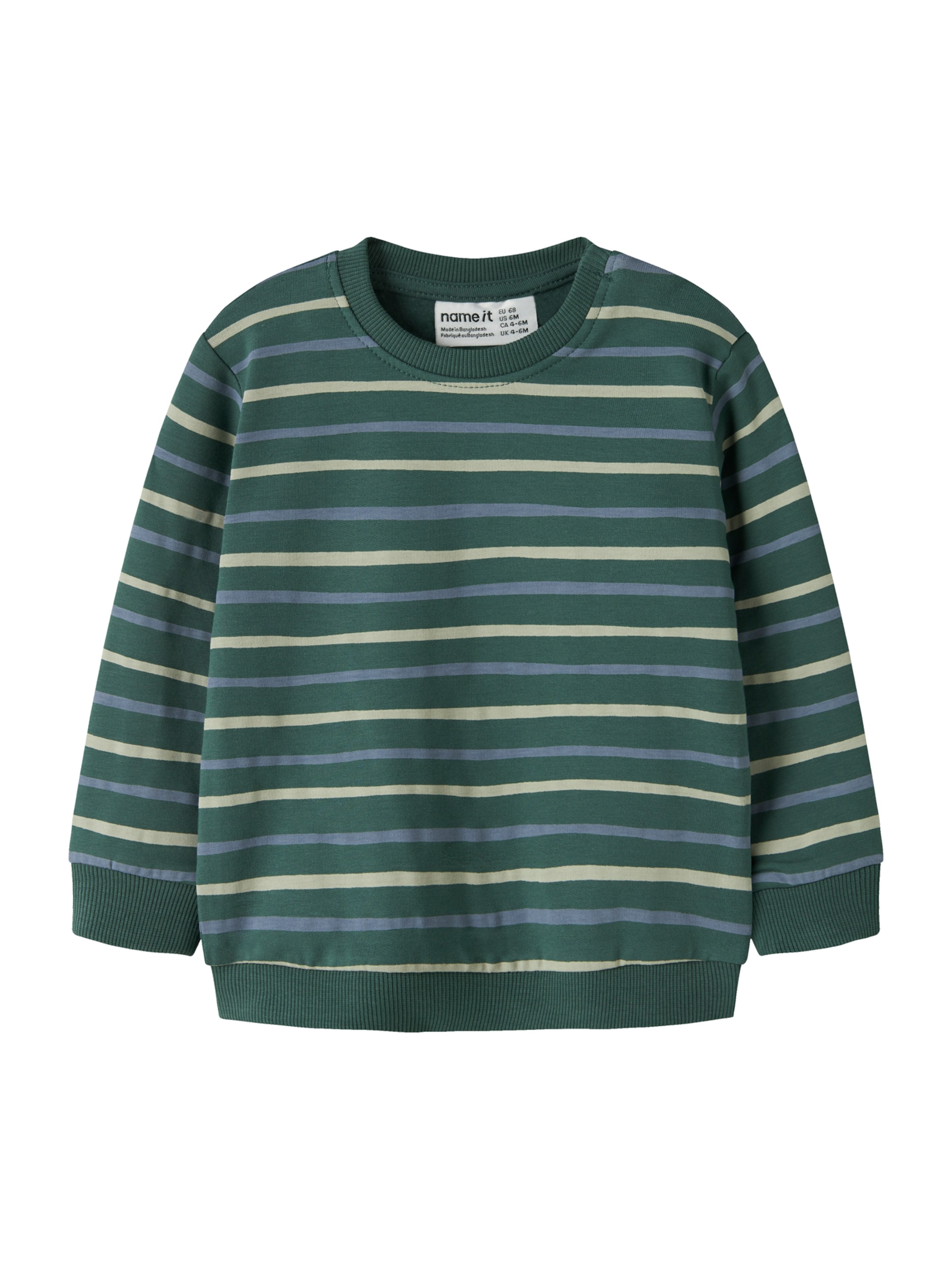 NAME IT Tréning póló 'NBMVimmer' - zöld: elől