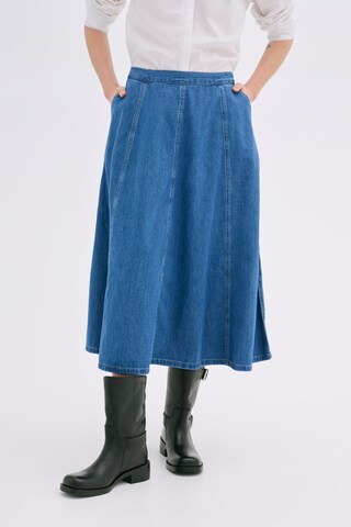 My Essential Wardrobe Rok 'Malo' in Blauw: voorkant