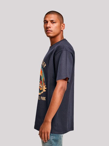 T-Shirt 'US National Parks Visit Death Valley' F4NT4STIC en bleu
