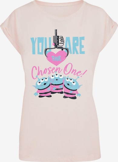 ABSOLUTE CULT T-Shirt 'Toy Story - You Are The Chosen One' in aqua / orchidee / rosa / weiß, Produktansicht