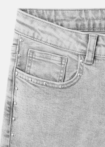 MANGO TEEN Boot cut Jeans in Grey