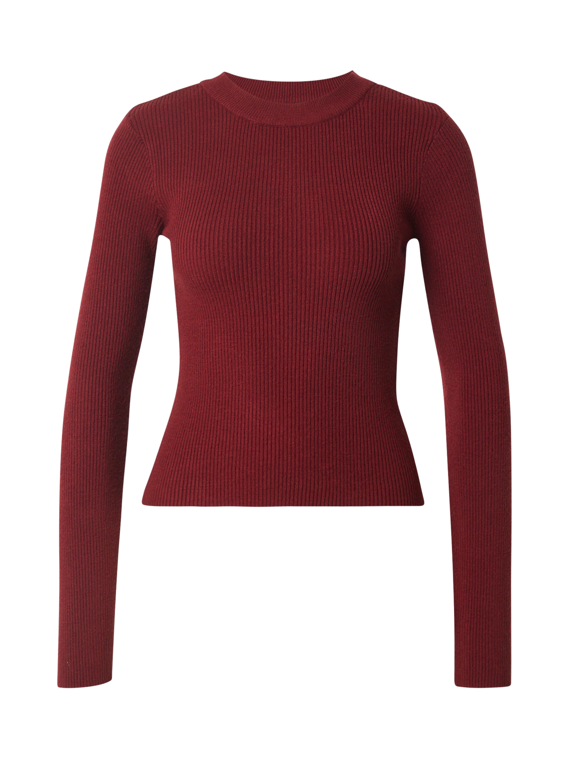 PIECES Pulover | rdeča barva: sprednja stran