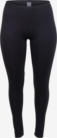 Pont Neuf Skinny Leggings 'Rosie' in Zwart: voorkant