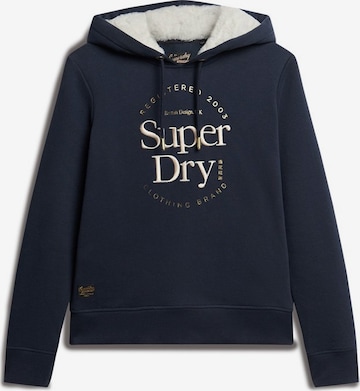 Superdry Sweatshirt in Blauw: voorkant