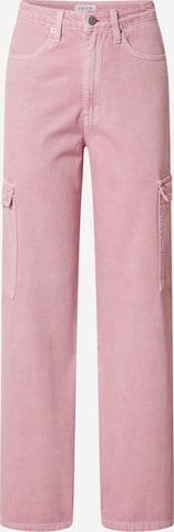 Jeans cargo 'Nalu' EDITED en violet : devant