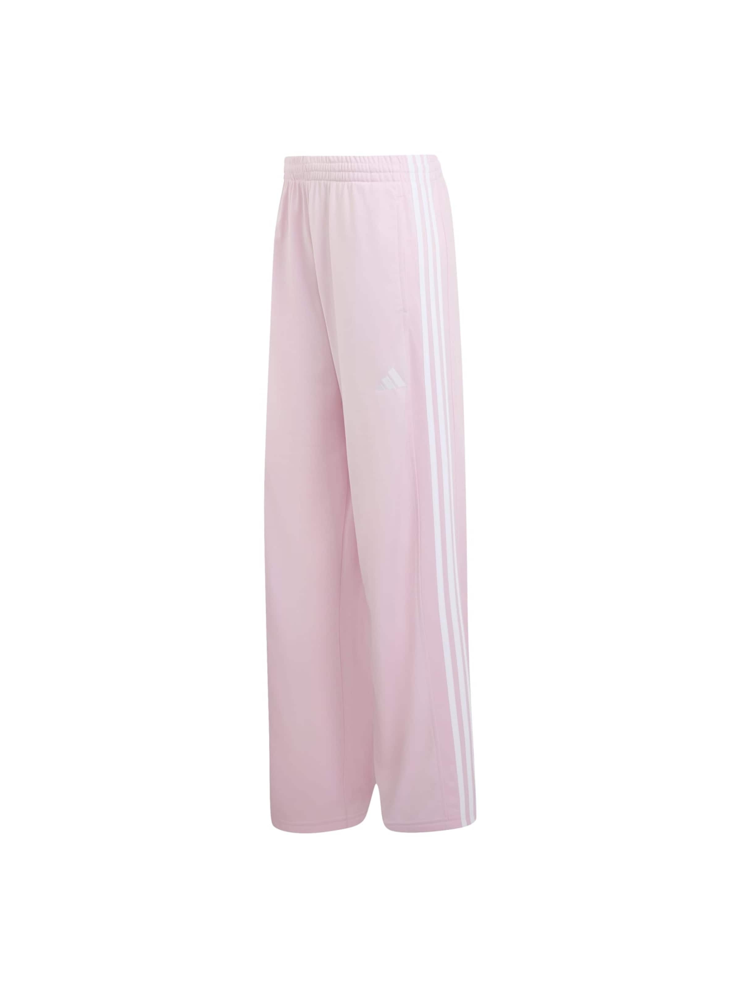 Wide Leg Pantalon de sport ADIDAS SPORTSWEAR en rose : devant