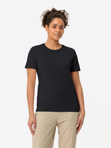 VAUDE Functioneel shirt in Zwart: voorkant
