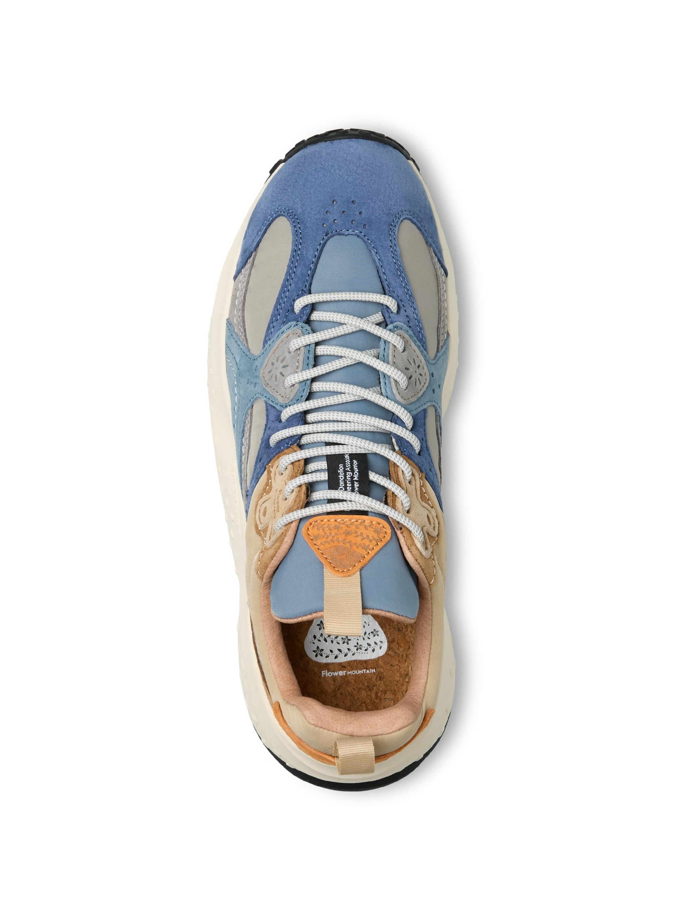 Flower Mountain Platform trainers 'WAVE MAN' in Blue