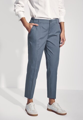 STREET ONE Regular Chino Pants in Blue: front