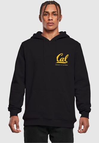 Sweat-shirt 'Berkeley University - Cal' Merchcode en noir : devant