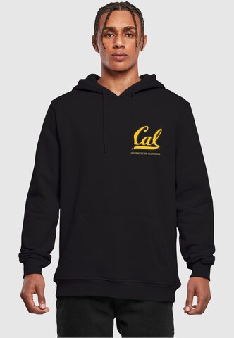 Merchcode Sweatshirt 'Berkeley University - Cal' in Schwarz: predná strana