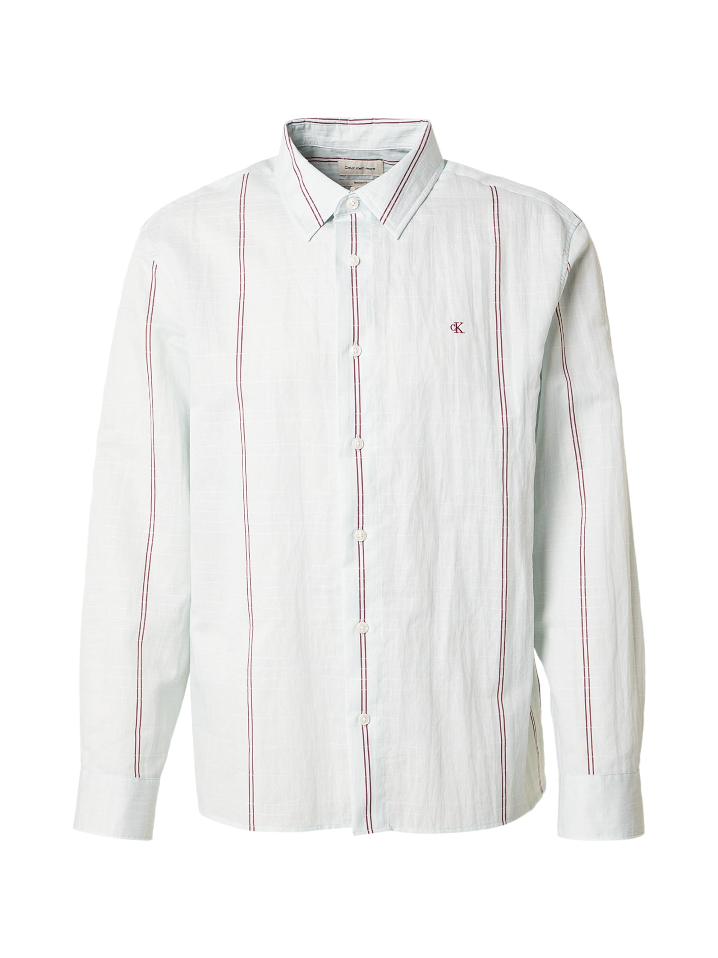 Calvin Klein - Ajuste confortable Camisa en azul: frente