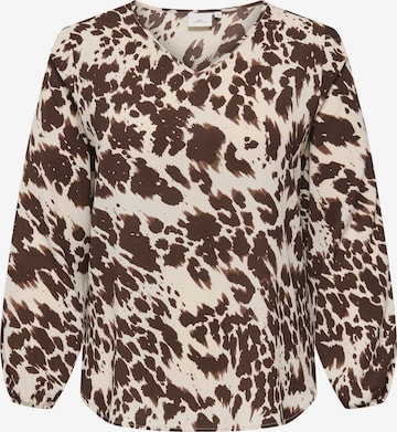 Camicia da donna 'CARVICA' di ONLY Carmakoma in colori misti: frontale