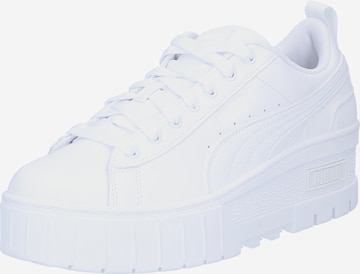 PUMA - Zapatillas deportivas bajas 'Mayze' en blanco: frente