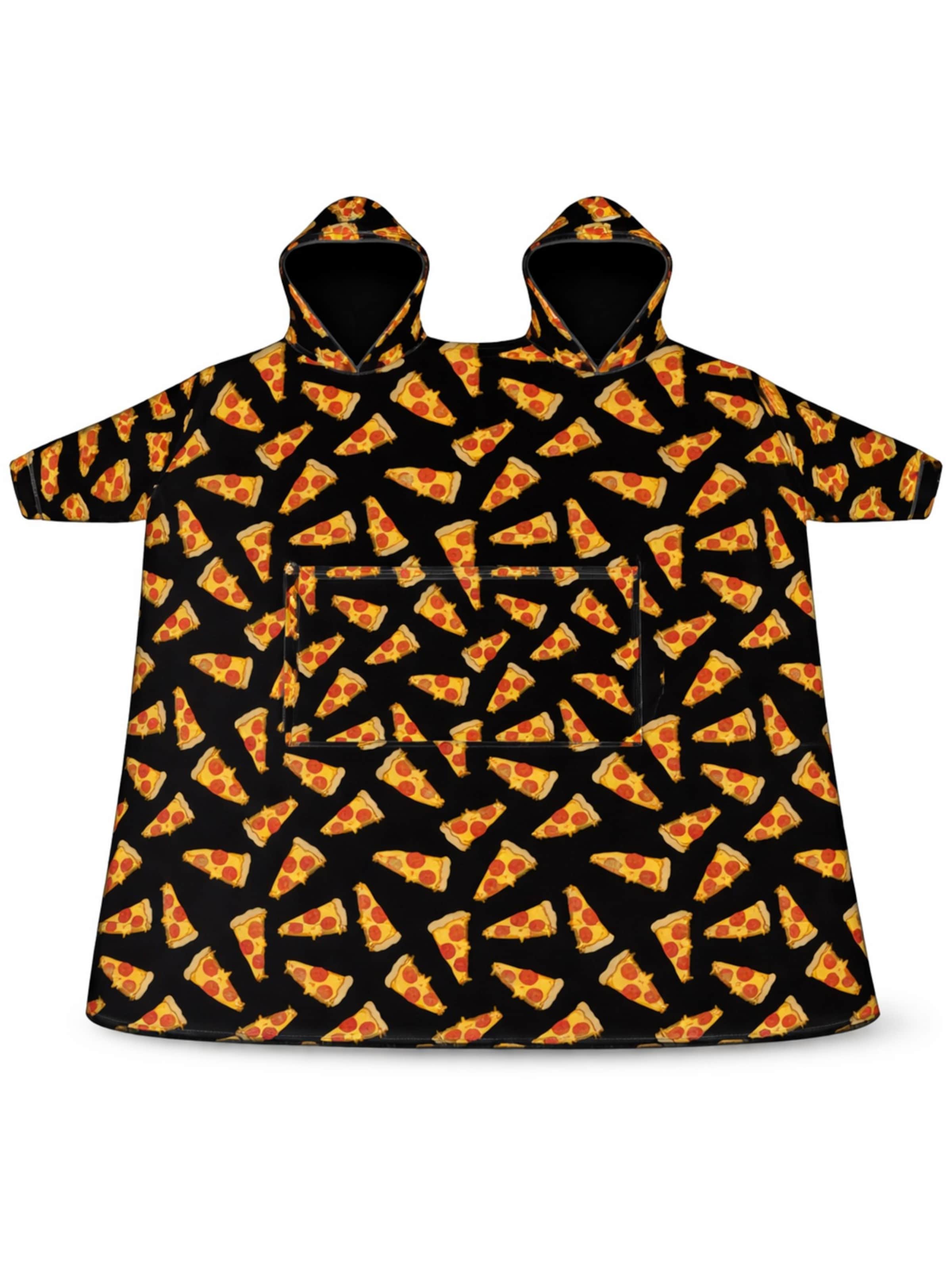 LEAFLETIC Oversized jurk 'Leafletic Women’s Oversize Double Hoodie' in Gemengde kleuren: voorkant