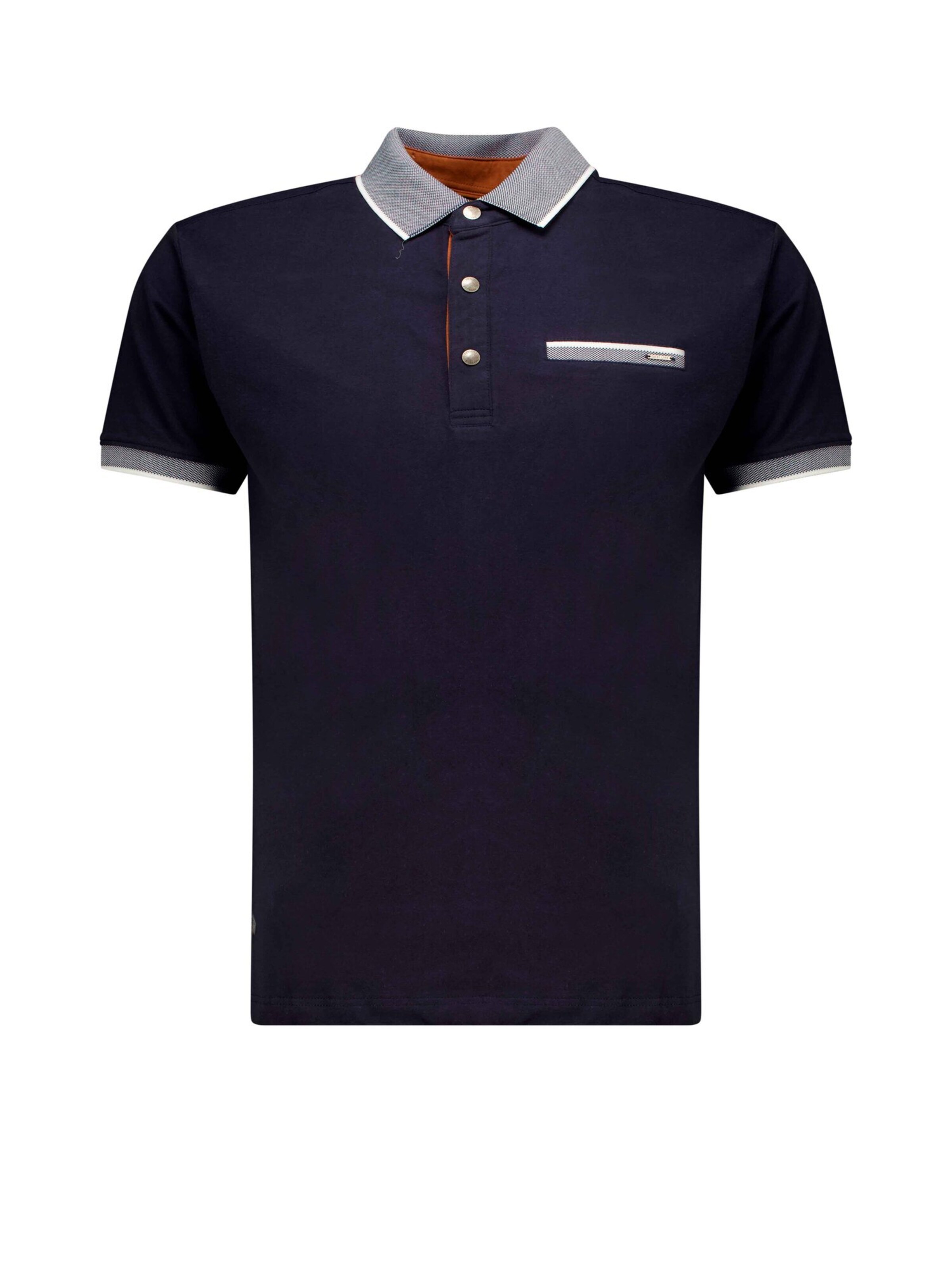 T-Shirt 'EAGLE' Deeluxe en bleu : devant