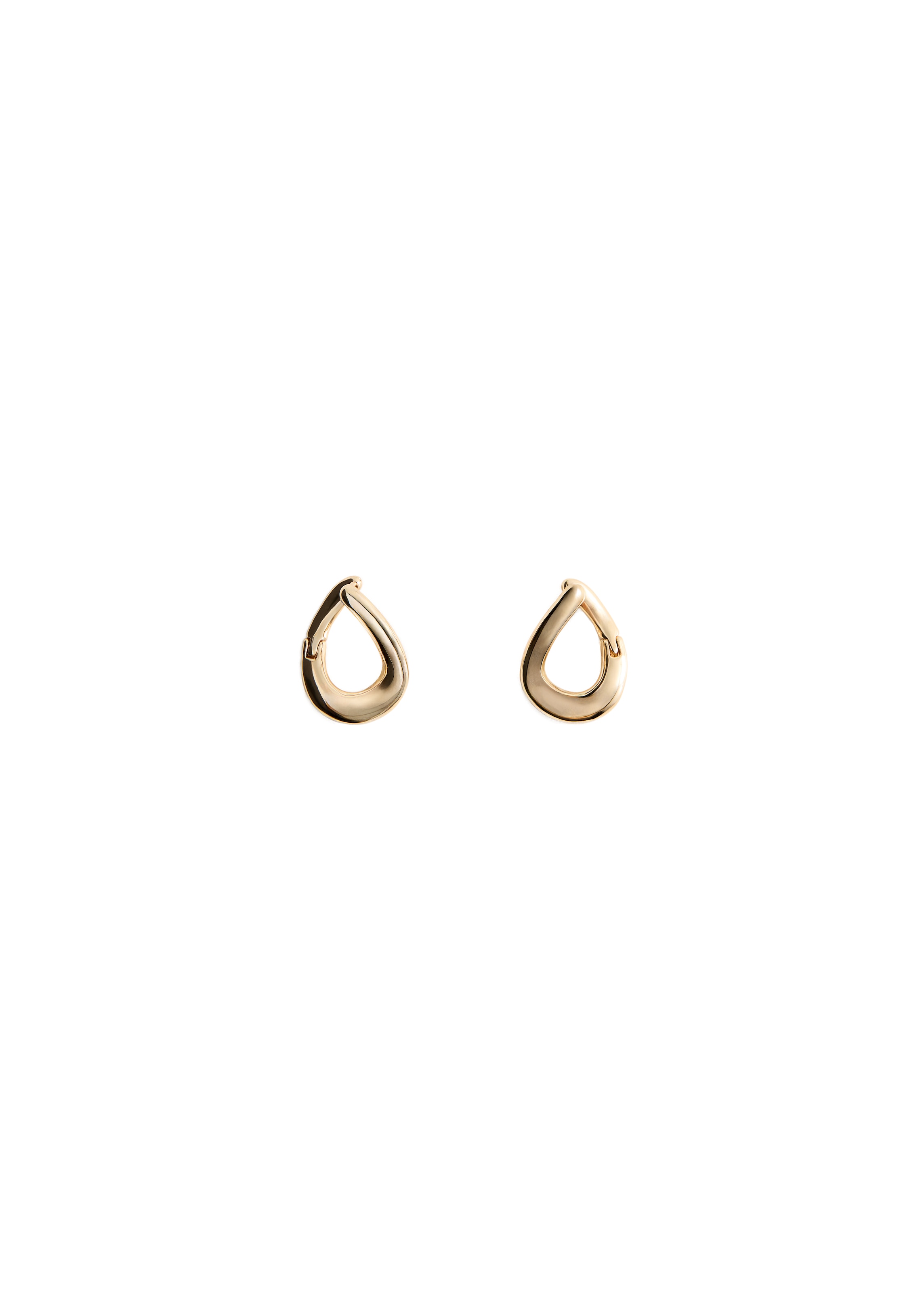 MANGO Earrings 'LUCIA' in Gold: front