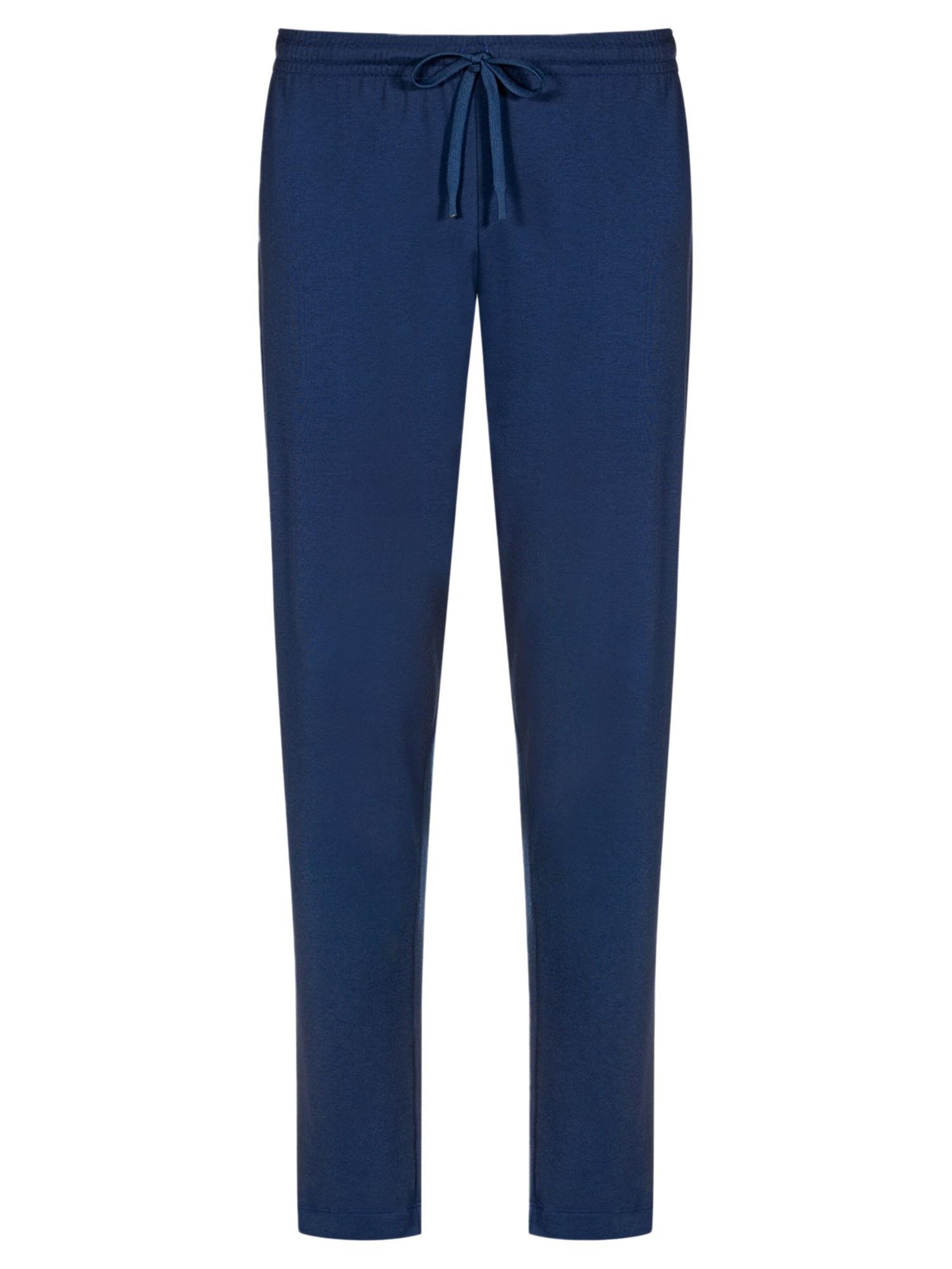 Mey Pajama pants 'Solid Night' in Blue: front
