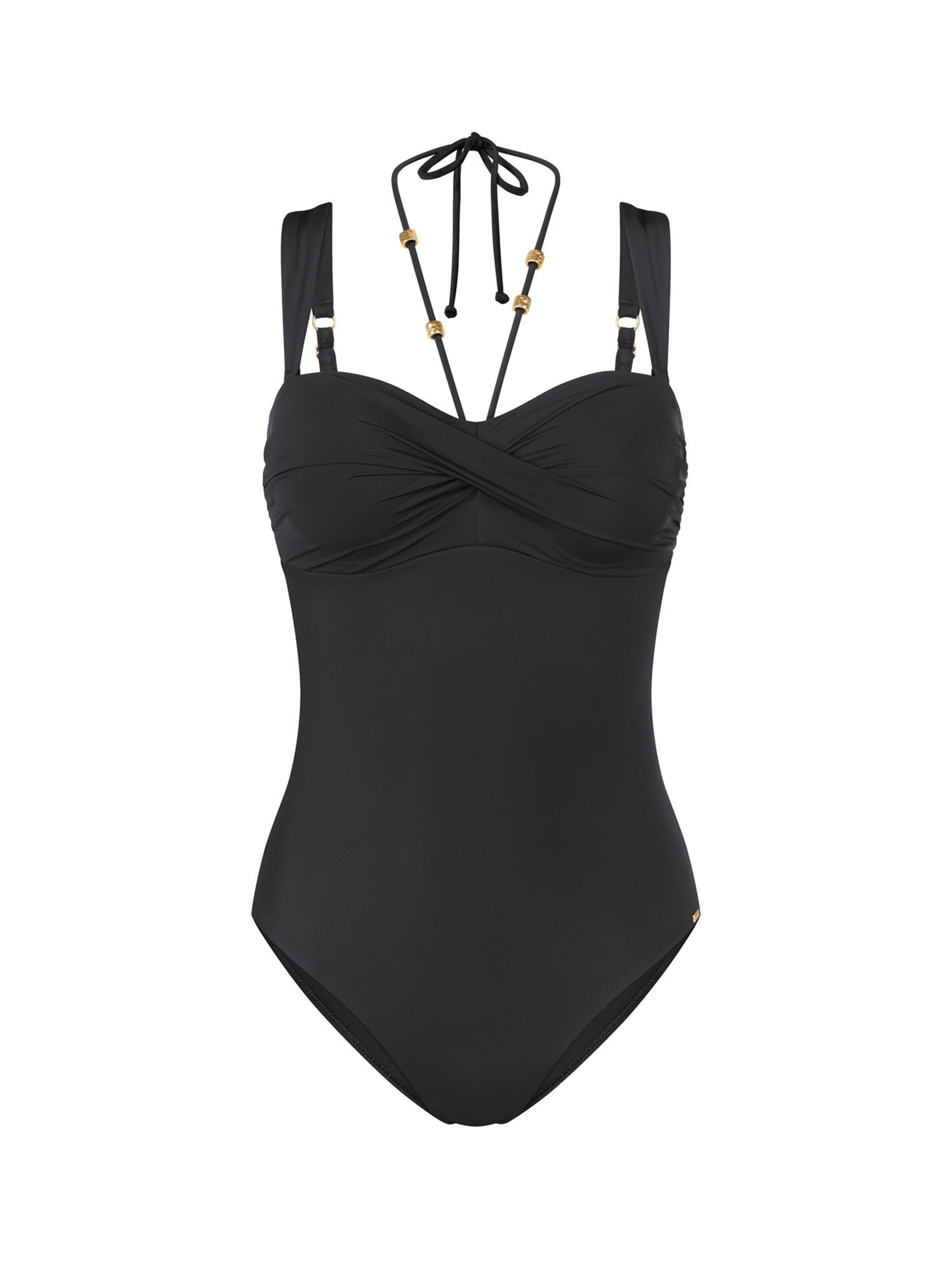 TRIUMPH Swimsuit ' Red Label Summer Twist ' in Black: front