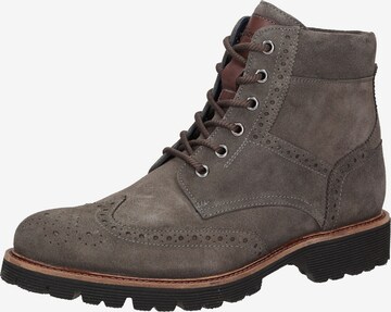 SIOUX Lace-Up Boots 'Dilip' in Brown: front